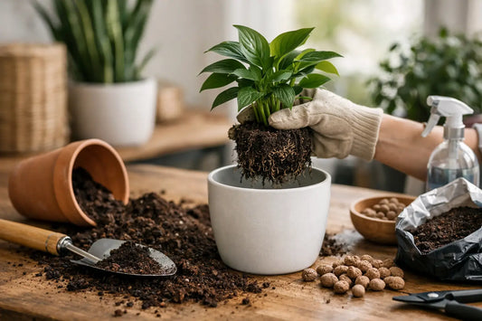 How to Repot Houseplants Safely Step by Step