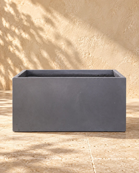 Rectangular Grey Pot