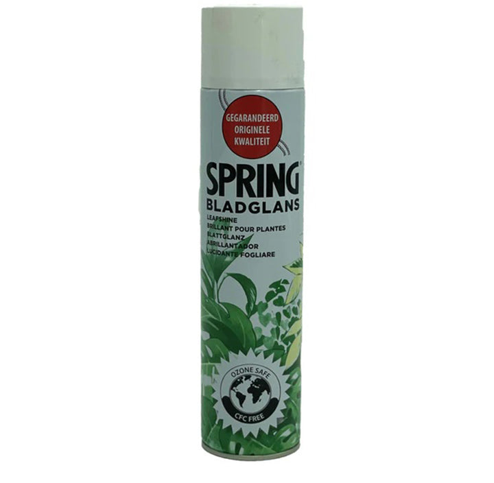 Plant House Spring Bladglans shining spray on a lush green plant, enhancing leaf shine and health, 250ml.