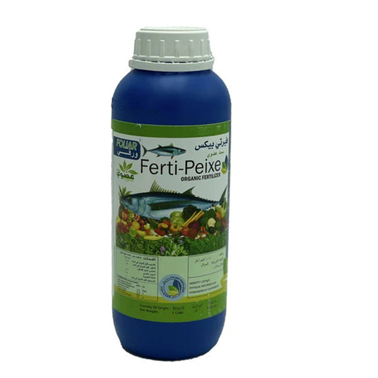 Organic Fish Fertilizer by Plant House, 1-litre bottle, showing the fertilizer container with label for healthy plant growth.