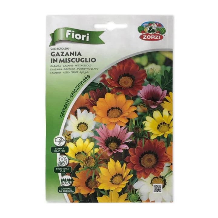 Gazania plant seeds from Plant House, showing vibrant flower buds and green foliage ready for planting.