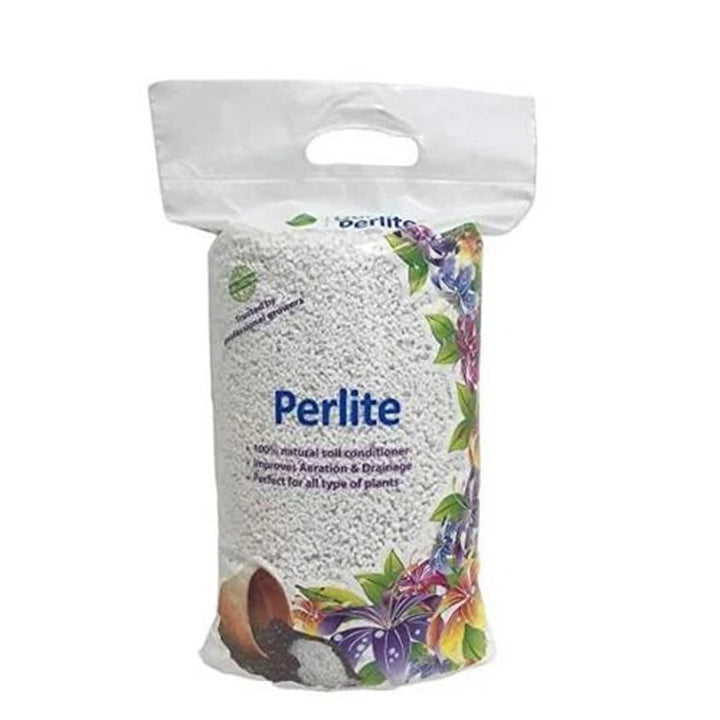 Perlite 10-litre bag from Plant House, lightweight volcanic mineral used for improving soil aeration and drainage for plants.